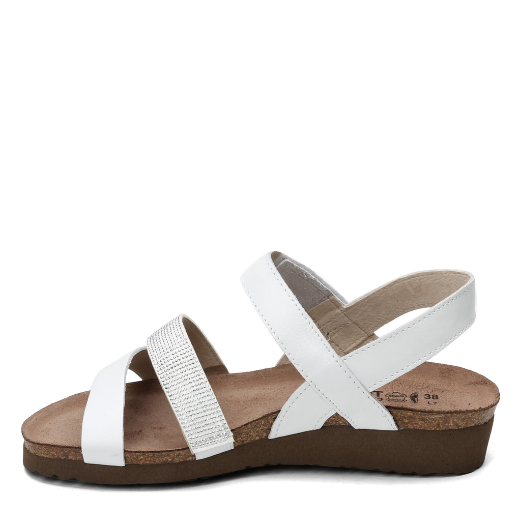 Women's Naot Krista Sandal WHITE LEATHER 7807-WB4