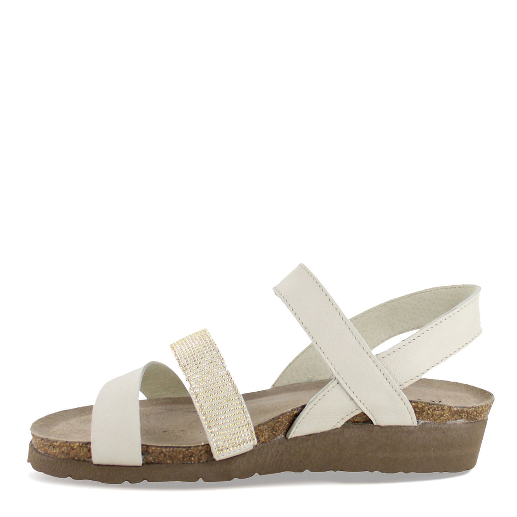 Women's Naot Krista Sandal IVORY / GOLD 7807-WZP