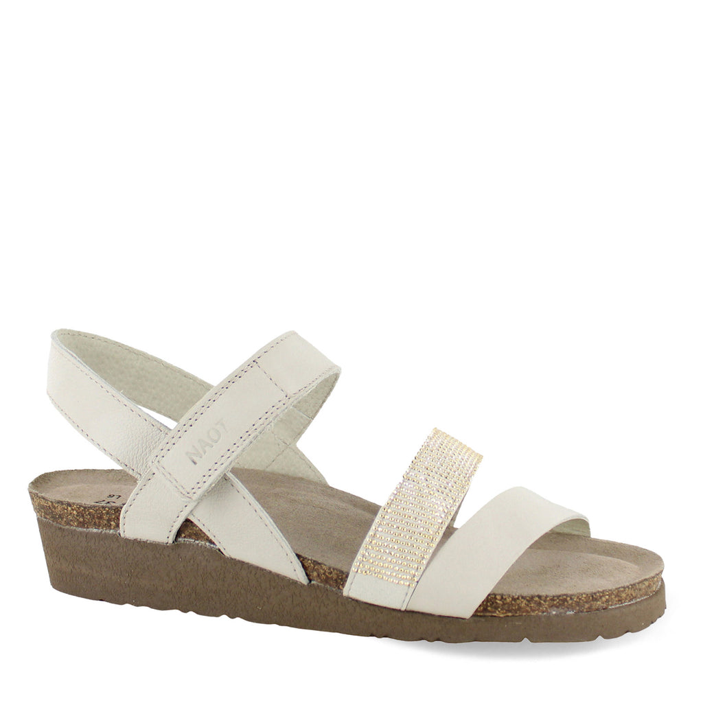 Women's Naot Krista Sandal IVORY / GOLD 7807-WZP