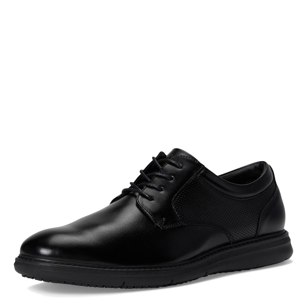 Men's Nunn Bush Chase Work Plain Toe Oxford BLACK 85126-001
