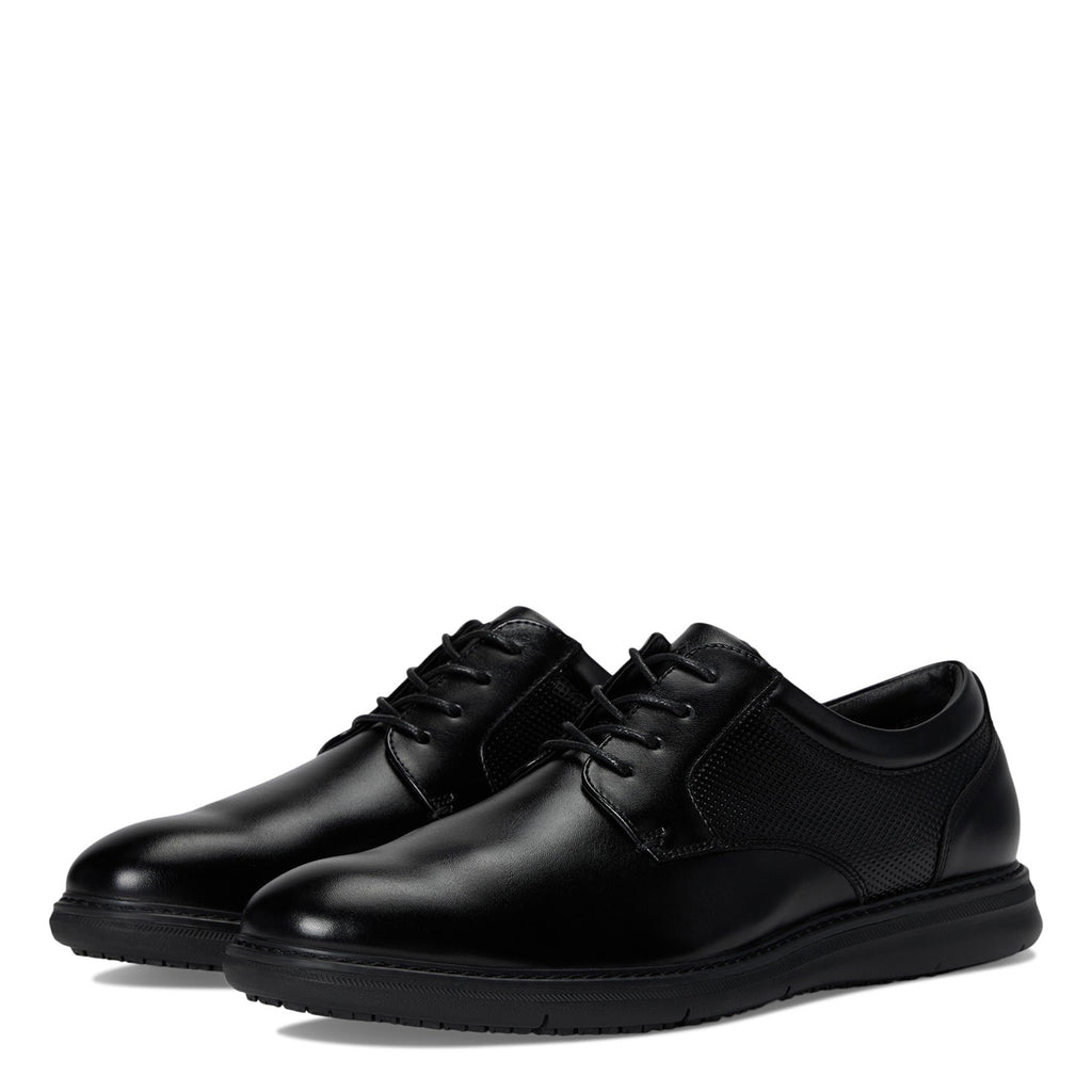 Men's Nunn Bush Chase Work Plain Toe Oxford BLACK 85126-001