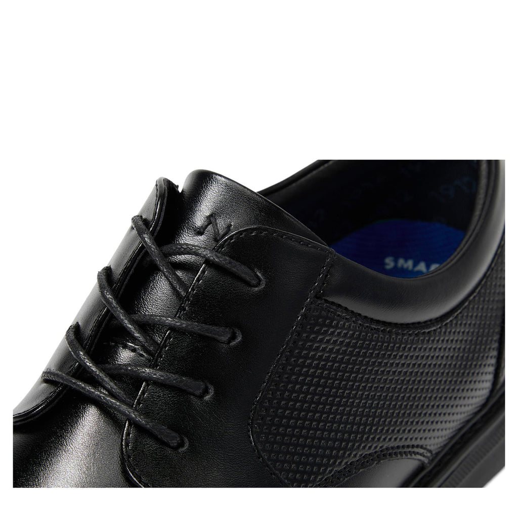 Men's Nunn Bush Chase Work Plain Toe Oxford BLACK 85126-001