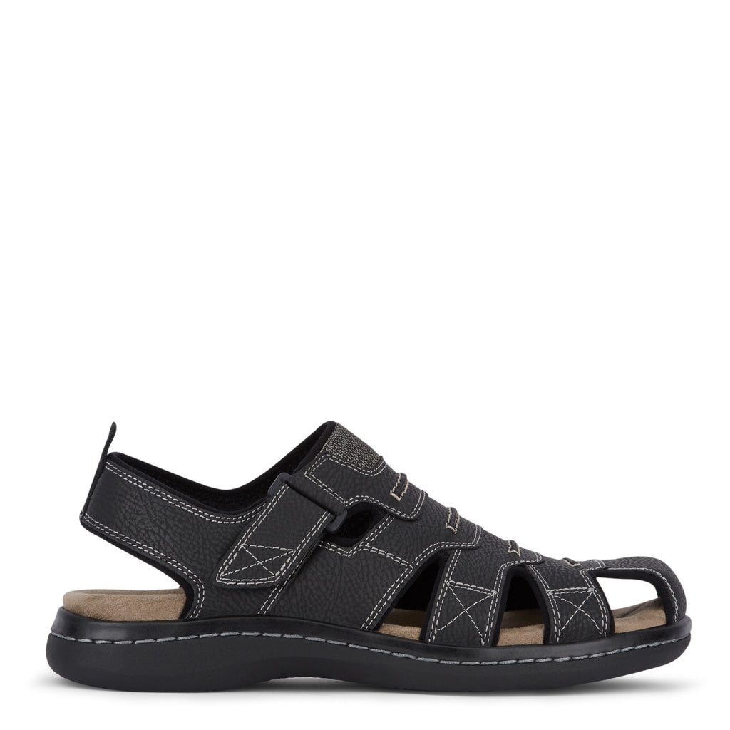 Men's Dockers Searose Fisherman Sandal BLACK 90-21374