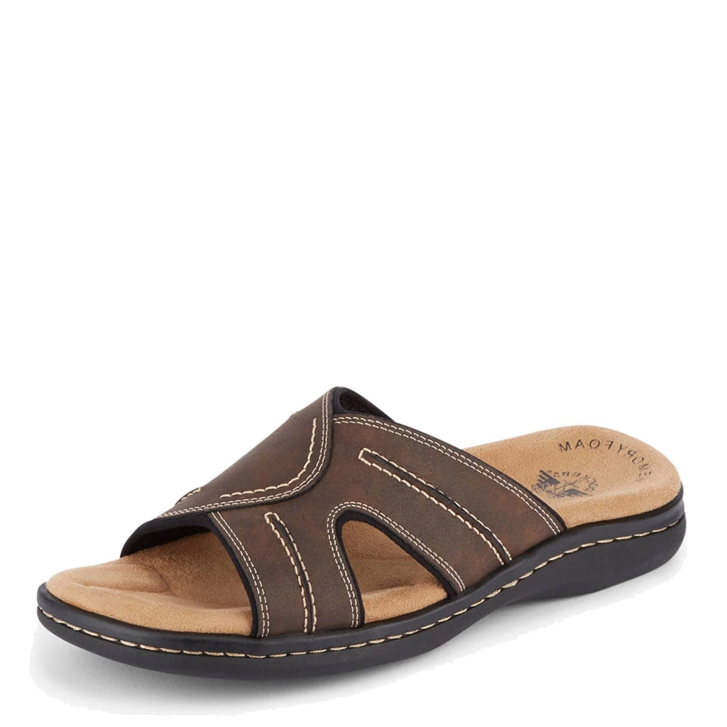 Men's Dockers Sunland Slide Sandal DARK BROWN 90-21398
