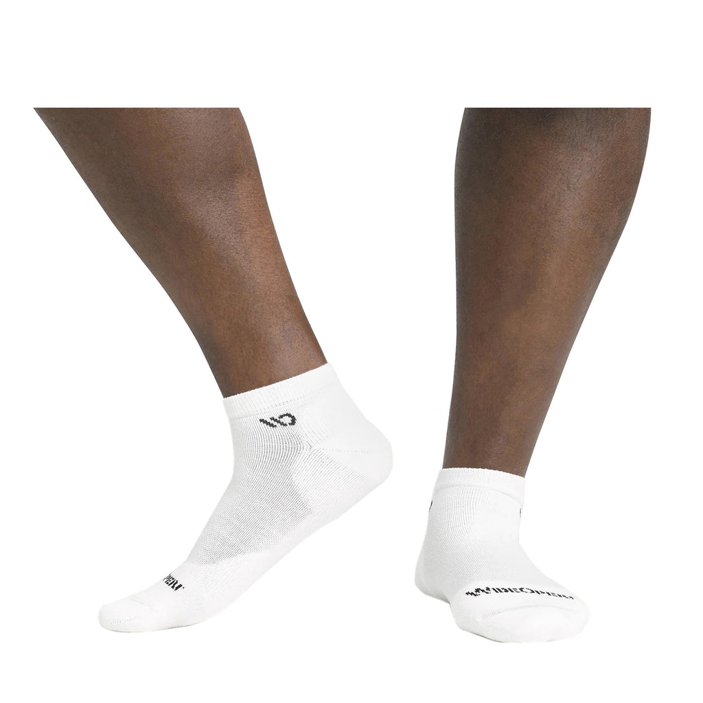 Men's Wide Open Cushioned Solid No Show Socks - 1 Pair WHITE 9000-WHITE