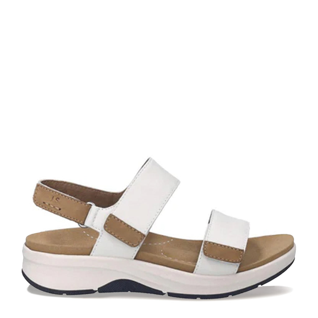Women's Josef Seibel Estelle 04 Sandal WHITE / NUT 97304-510094