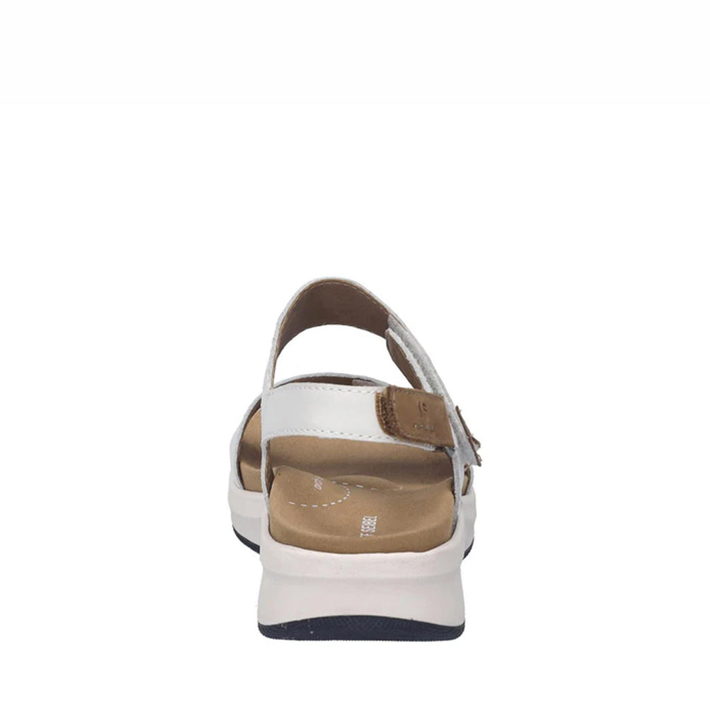 Women's Josef Seibel Estelle 04 Sandal WHITE / NUT 97304-510094