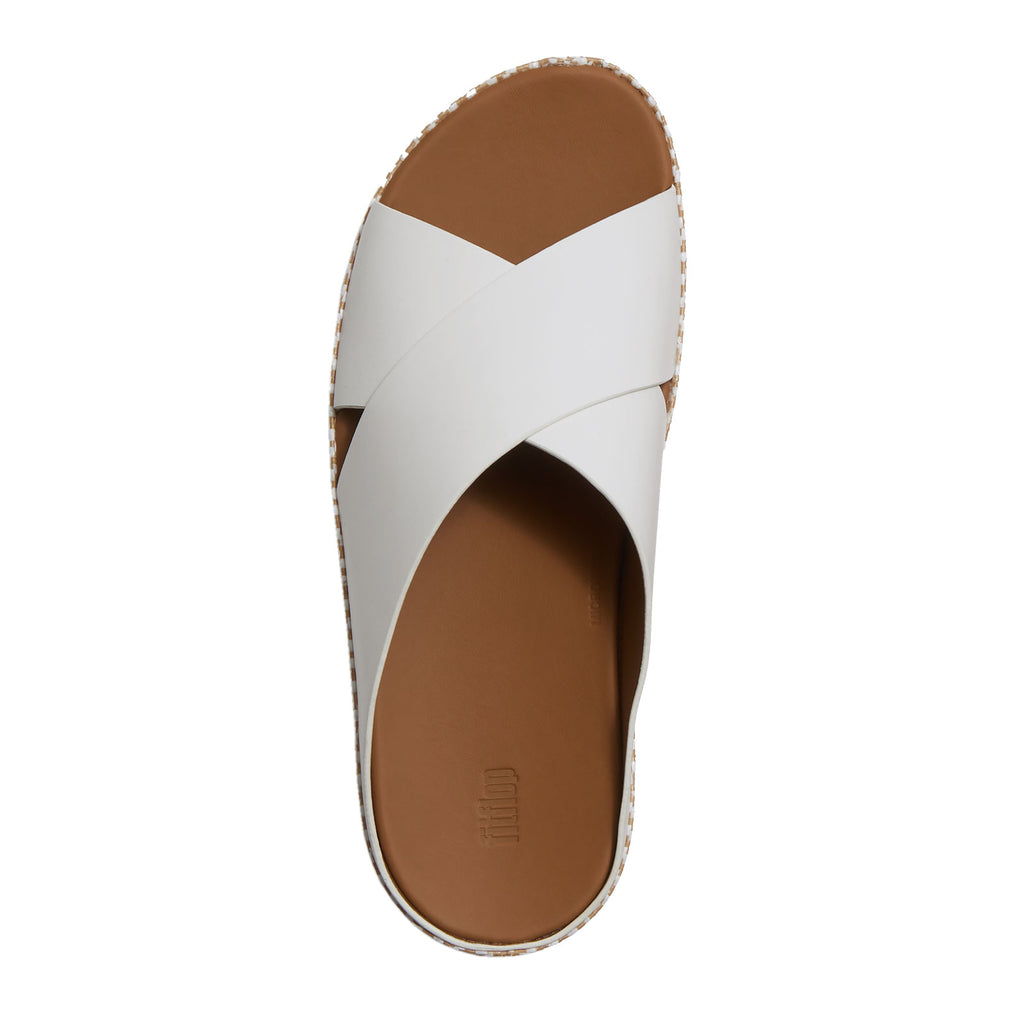 Women's FitFlop Lulu Lux Weave Slide Sandal URBAN WHITE A4P-194