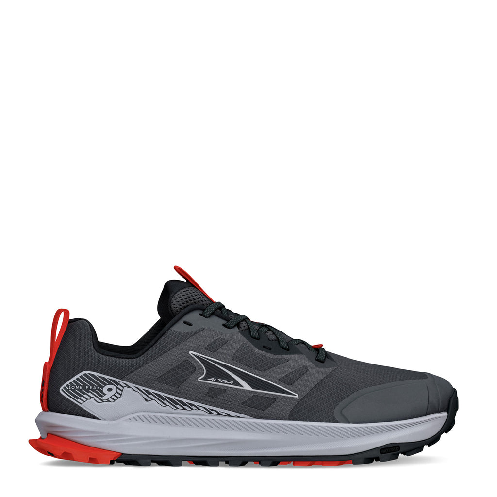 Men's Altra Lone Peak 9 Trail Running Shoe DARK SHADOW AL0A85PG-222