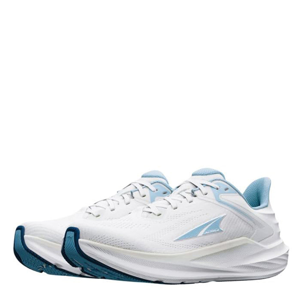Women's Altra Torin 8 Running Shoe WHITE / LIGHT BLUE AL0A85QF-141
