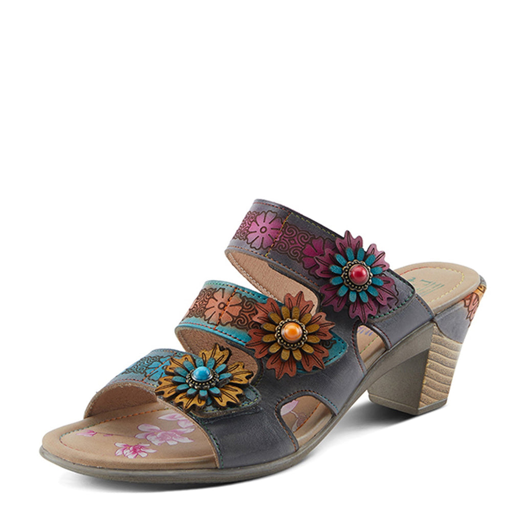 Women's L'Artiste By Spring Step Alexi Sandal GREY MULTI ALEXI-GRYM