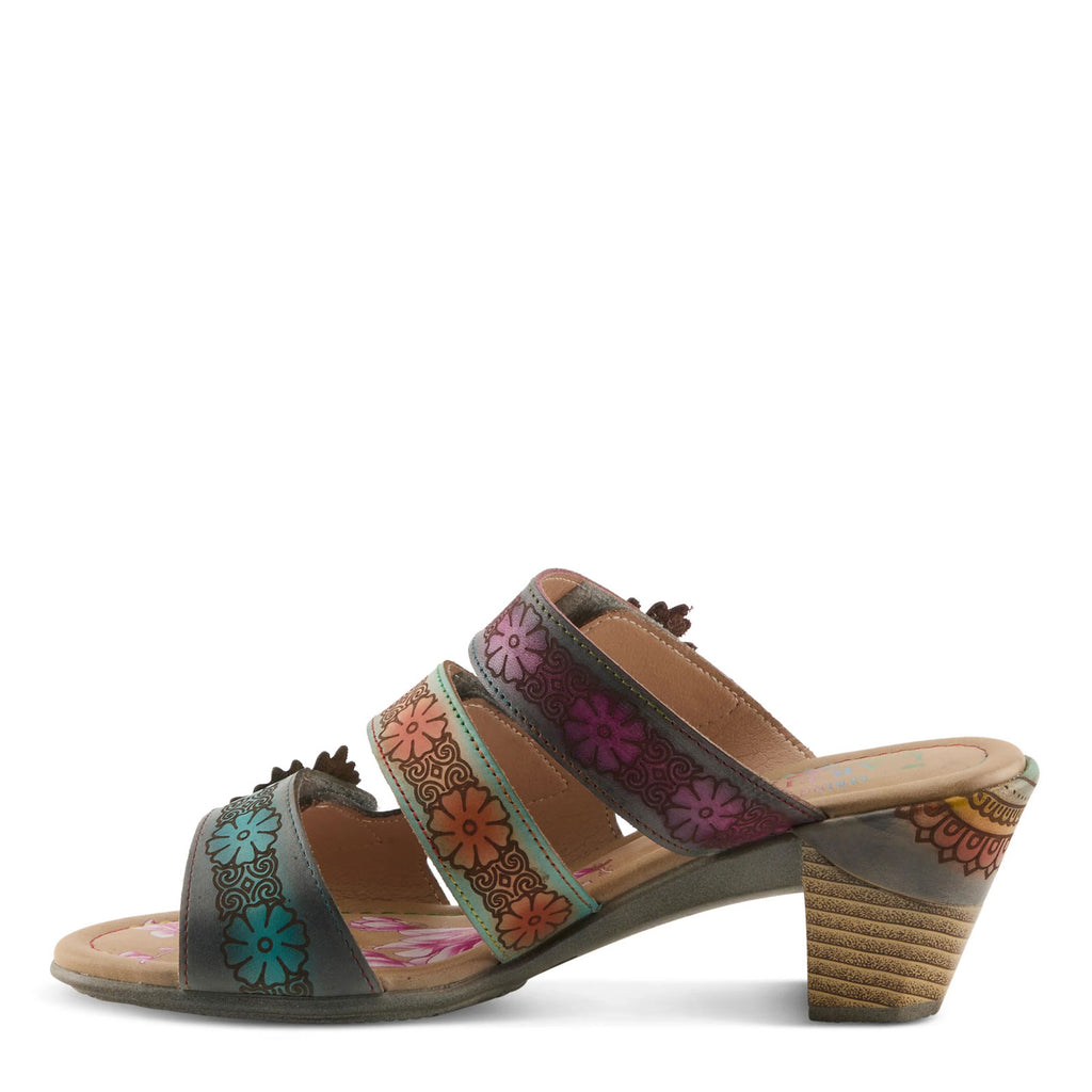 Women's L'Artiste By Spring Step Alexi Sandal GREY MULTI ALEXI-GRYM