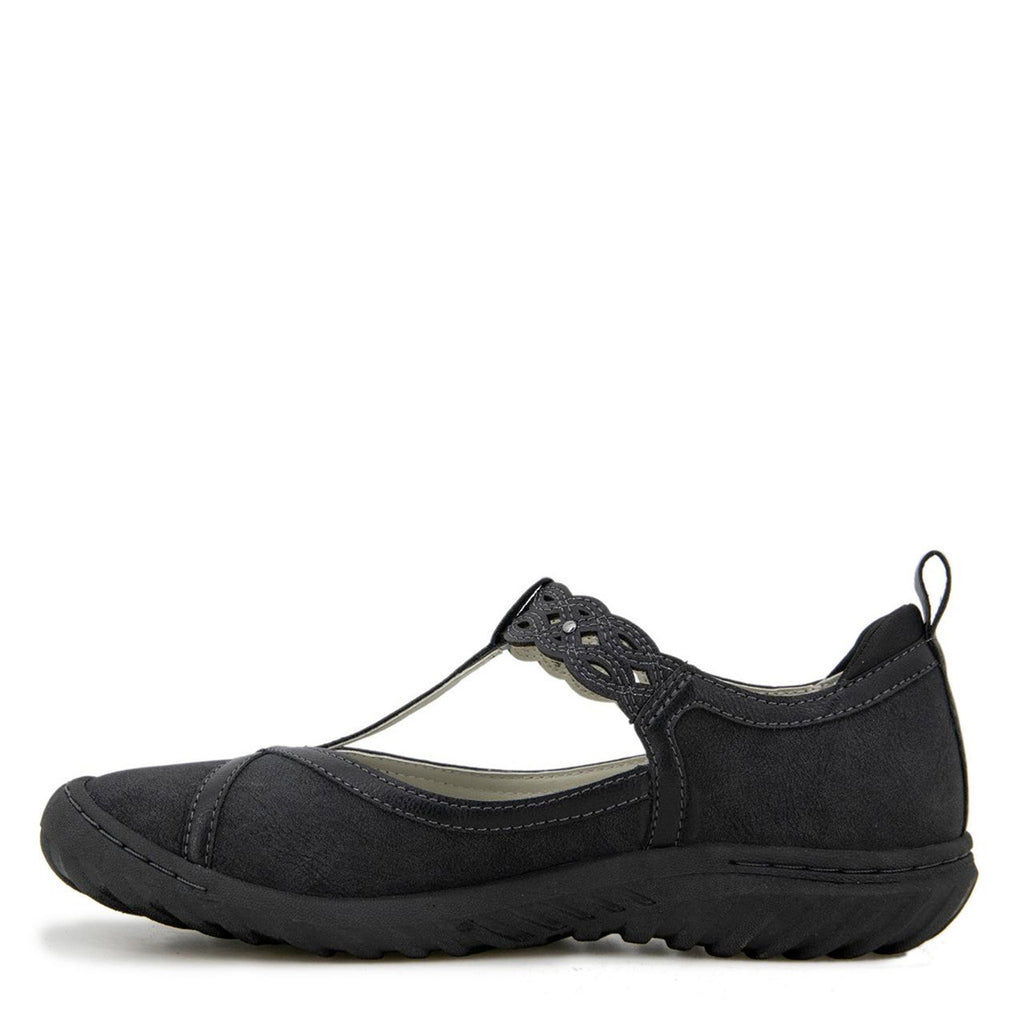 Women's JBU by Jambu Buttercup Slip-On - Wide Width BLACK B2BUT01W