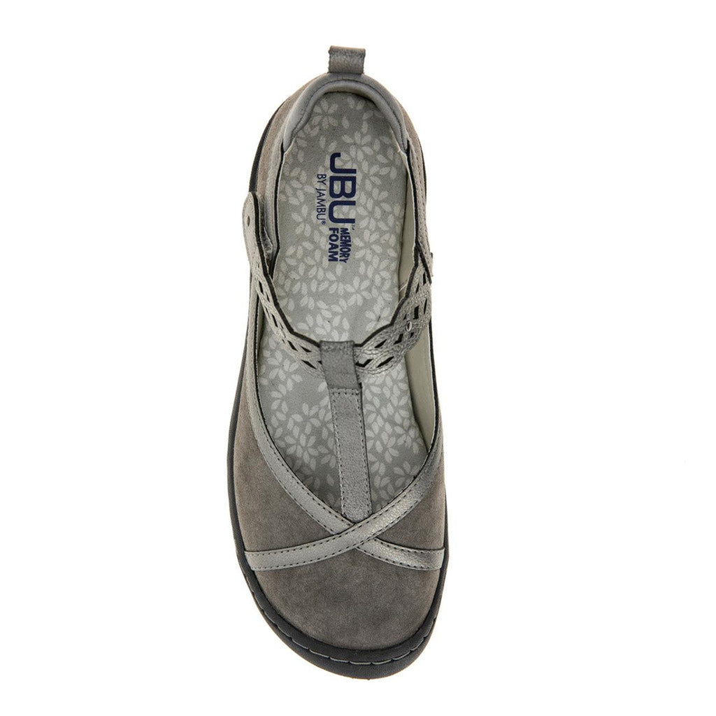 Women's JBU by Jambu Buttercup Slip-On - Wide Width GREY B2BUT56W