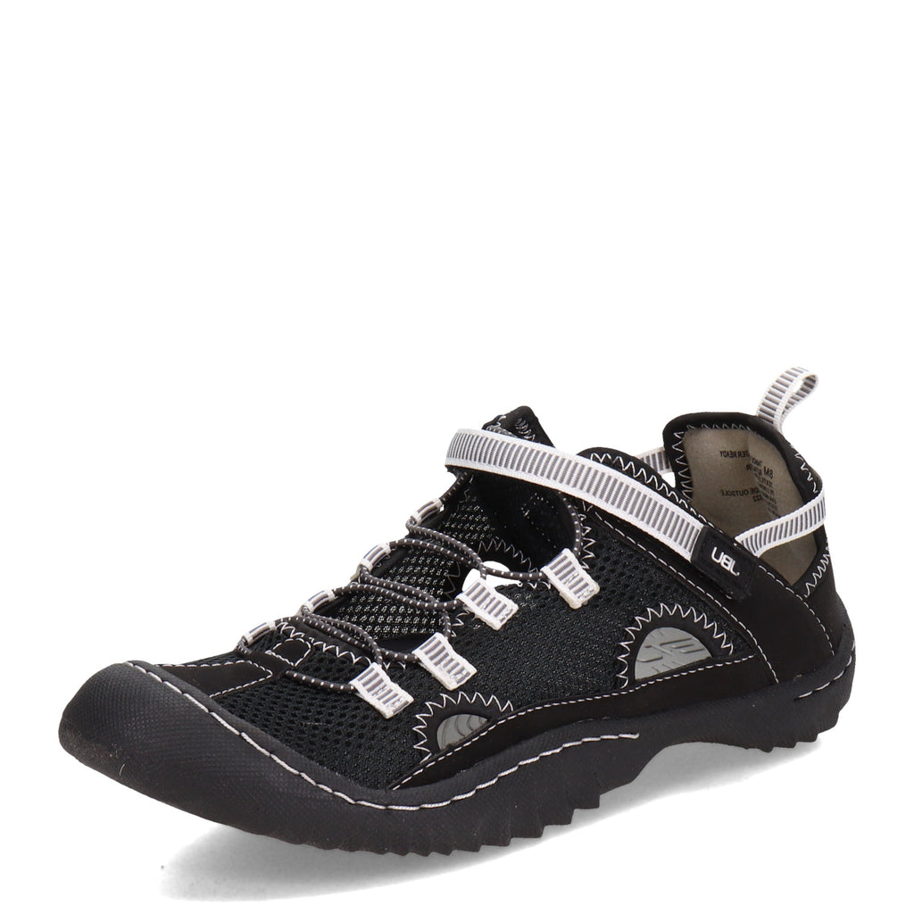 Women's JBU by Jambu Tahoe MJ Slip-On - Wide Width BLACK/WHITE B2TMJ01W