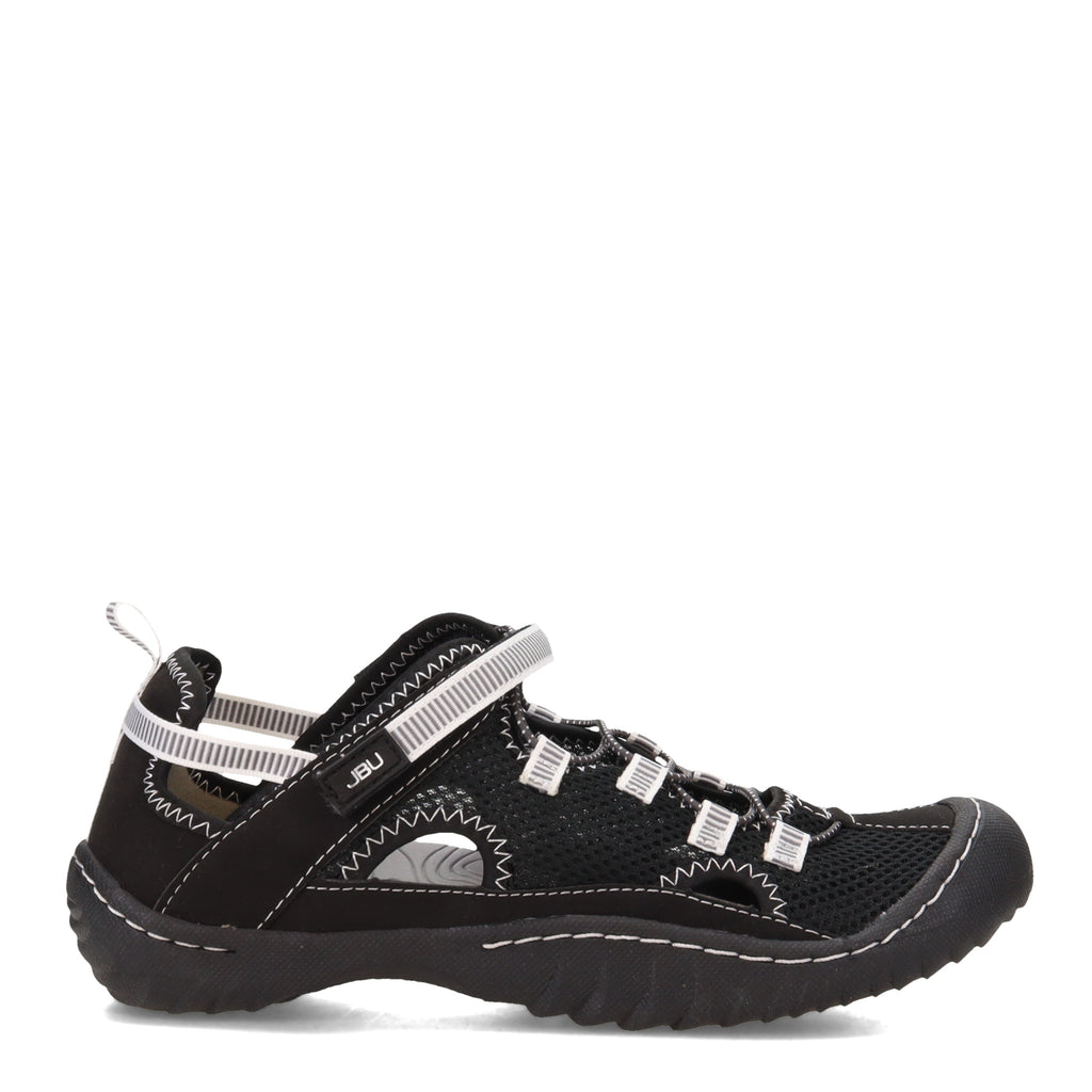 Women's JBU by Jambu Tahoe MJ Slip-On - Wide Width BLACK/WHITE B2TMJ01W