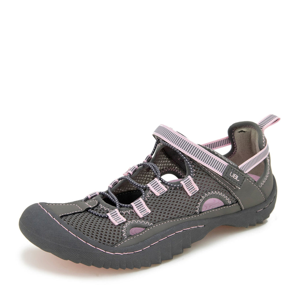 Women's JBU by Jambu Tahoe MJ Slip-On - Wide Width GREY/PETAL B2TMJ19W