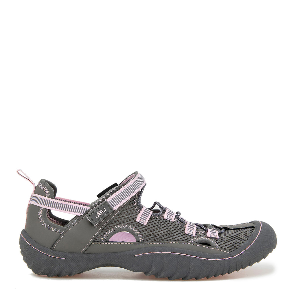 Women's JBU by Jambu Tahoe MJ Slip-On - Wide Width GREY/PETAL B2TMJ19W
