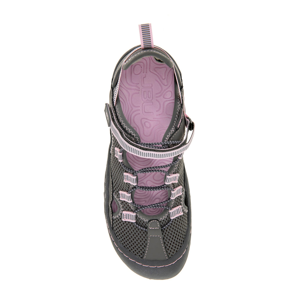 Women's JBU by Jambu Tahoe MJ Slip-On - Wide Width GREY/PETAL B2TMJ19W