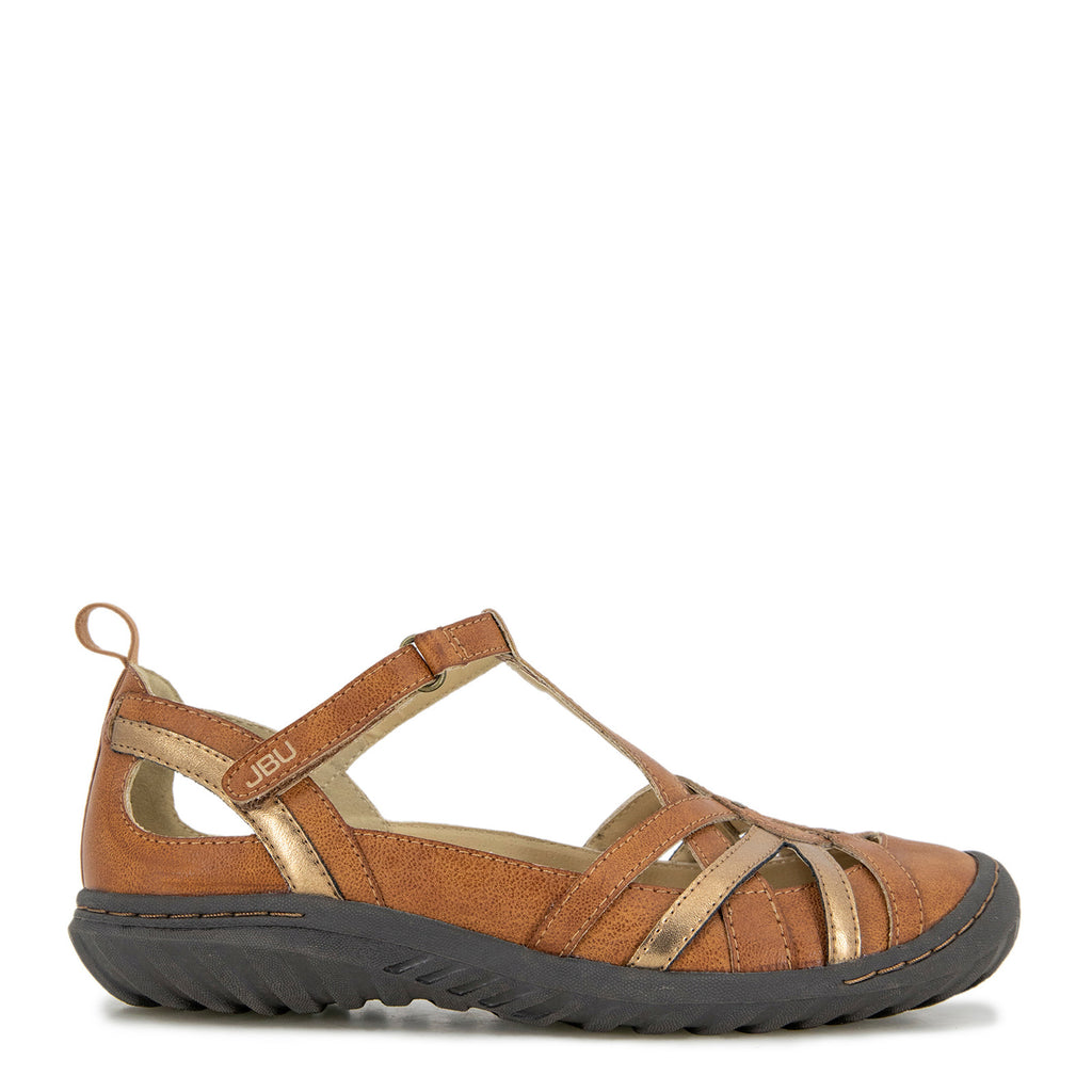 Women's JBU by Jambu Dove Slip-On - Wide Width BROWN/TAN B5DOV34W
