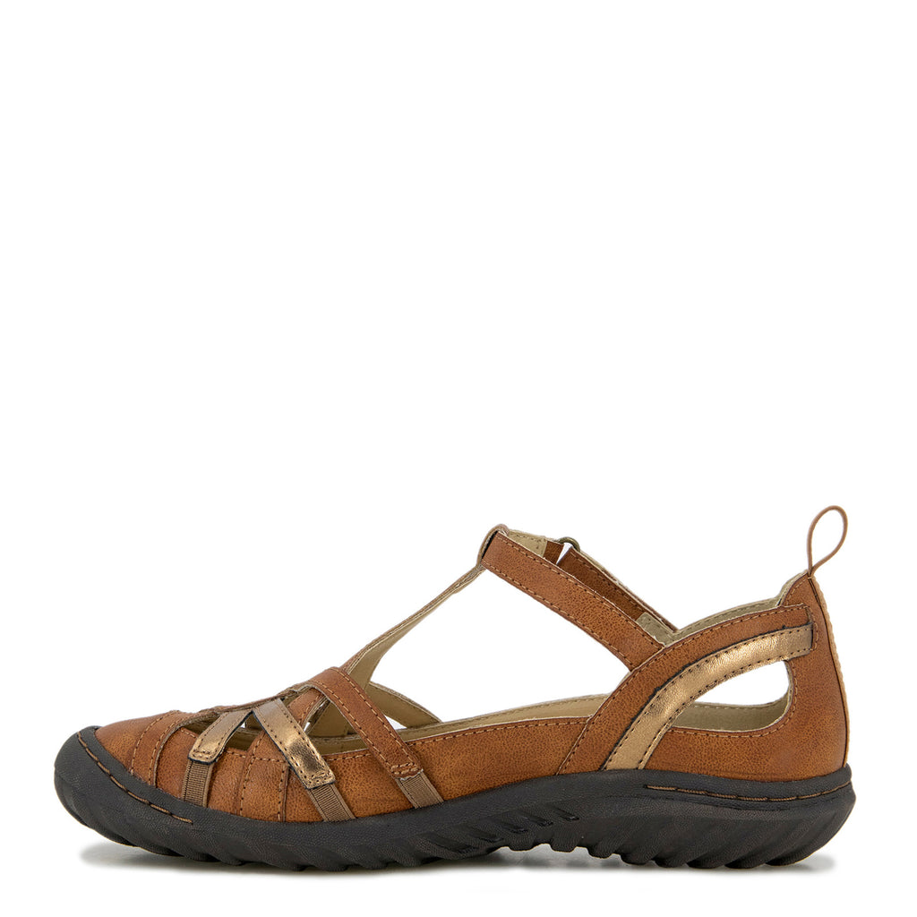 Women's JBU by Jambu Dove Slip-On - Wide Width BROWN/TAN B5DOV34W