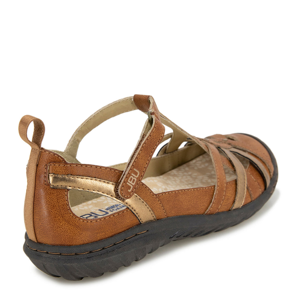Women's JBU by Jambu Dove Slip-On - Wide Width BROWN/TAN B5DOV34W