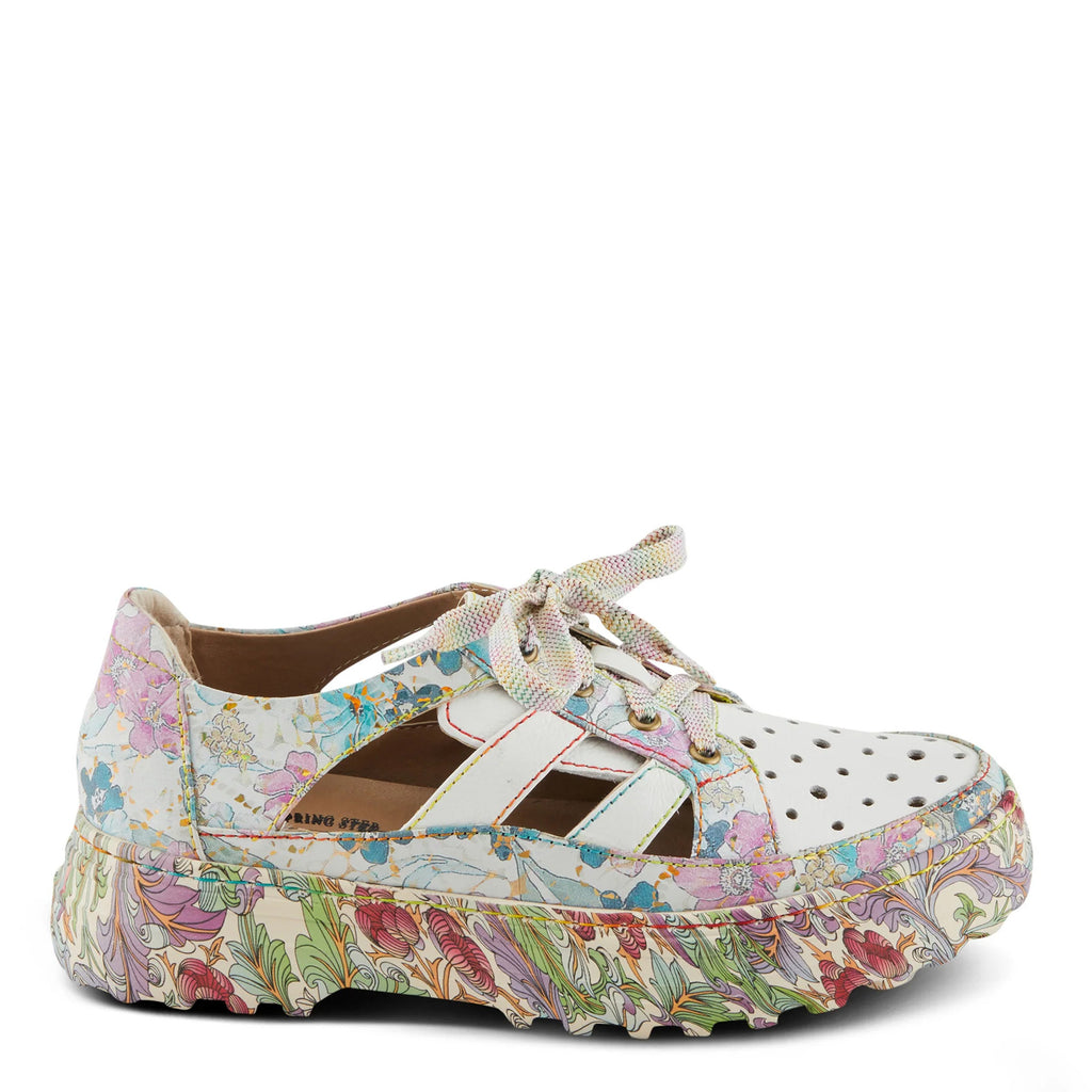 Women's L'Artiste by Spring Step Bodes Sneaker WHITE MULTI BODES-WM
