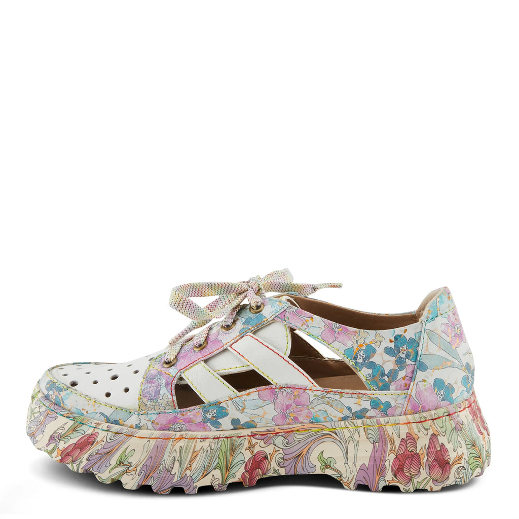 Women's L'Artiste by Spring Step Bodes Sneaker WHITE MULTI BODES-WM