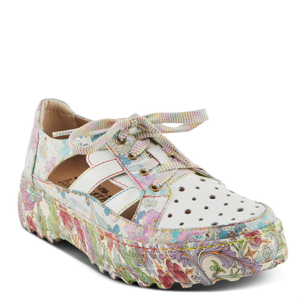 Women's L'Artiste by Spring Step Bodes Sneaker WHITE MULTI BODES-WM