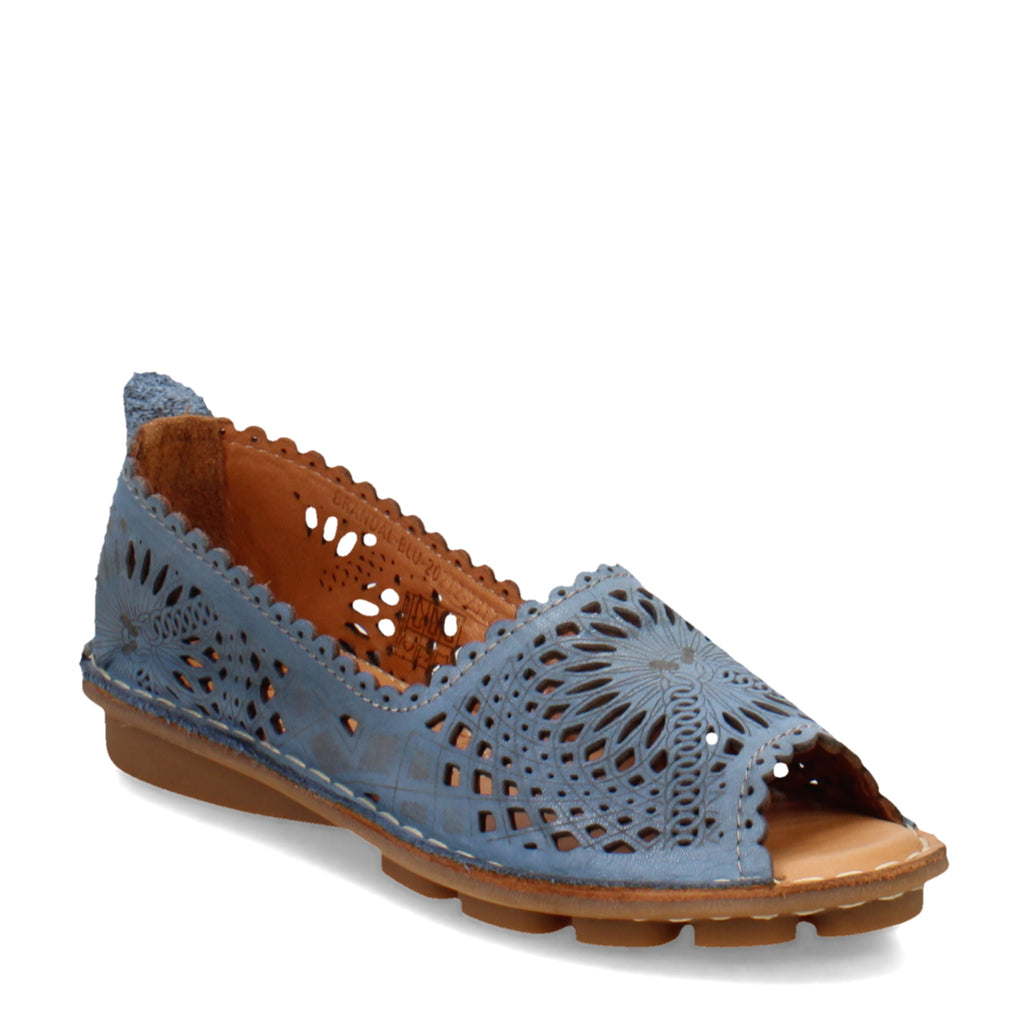 Women's Spring Step Brandal Slip-On BLUE BRANDAL-BLU