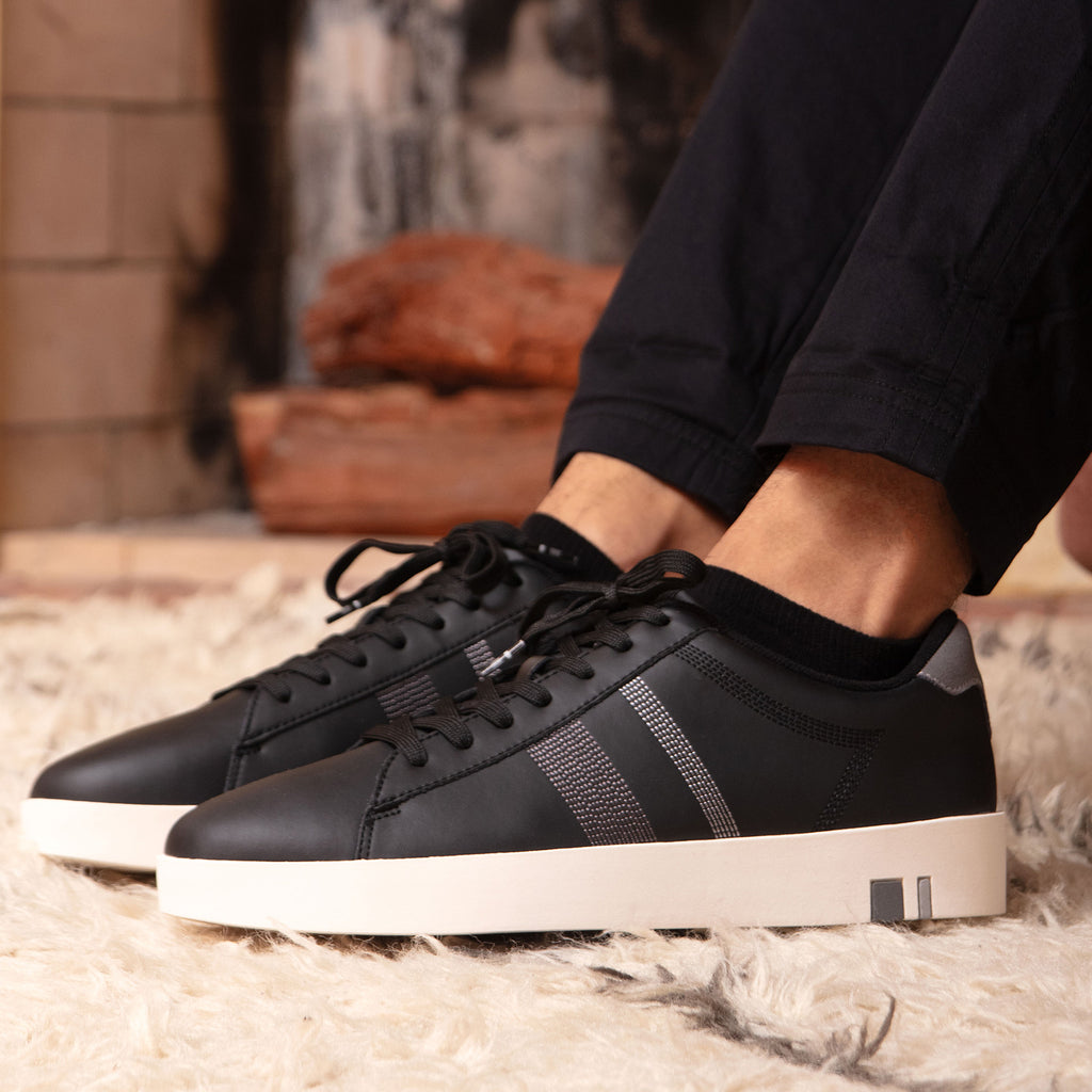 Men's Ben Sherman Boxwell Sneaker BLACK/WHISPER/CHARCOAL BSMBOXWL-0841