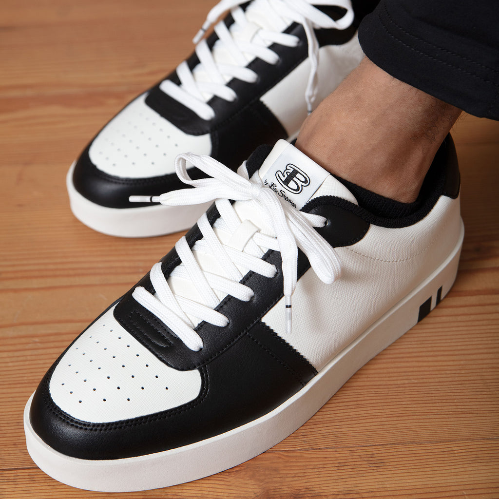 Men's Ben Sherman Richmond Sneaker BLACK/WHITE BSMRICHL-135