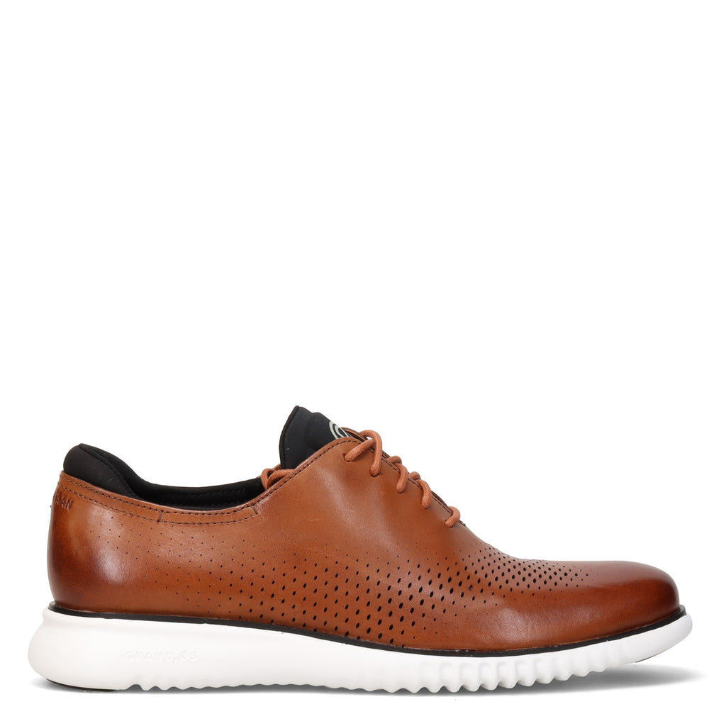 Men's Cole Haan 2.0 ZEROGRAND Laser Oxford TAN/WHITE C27879