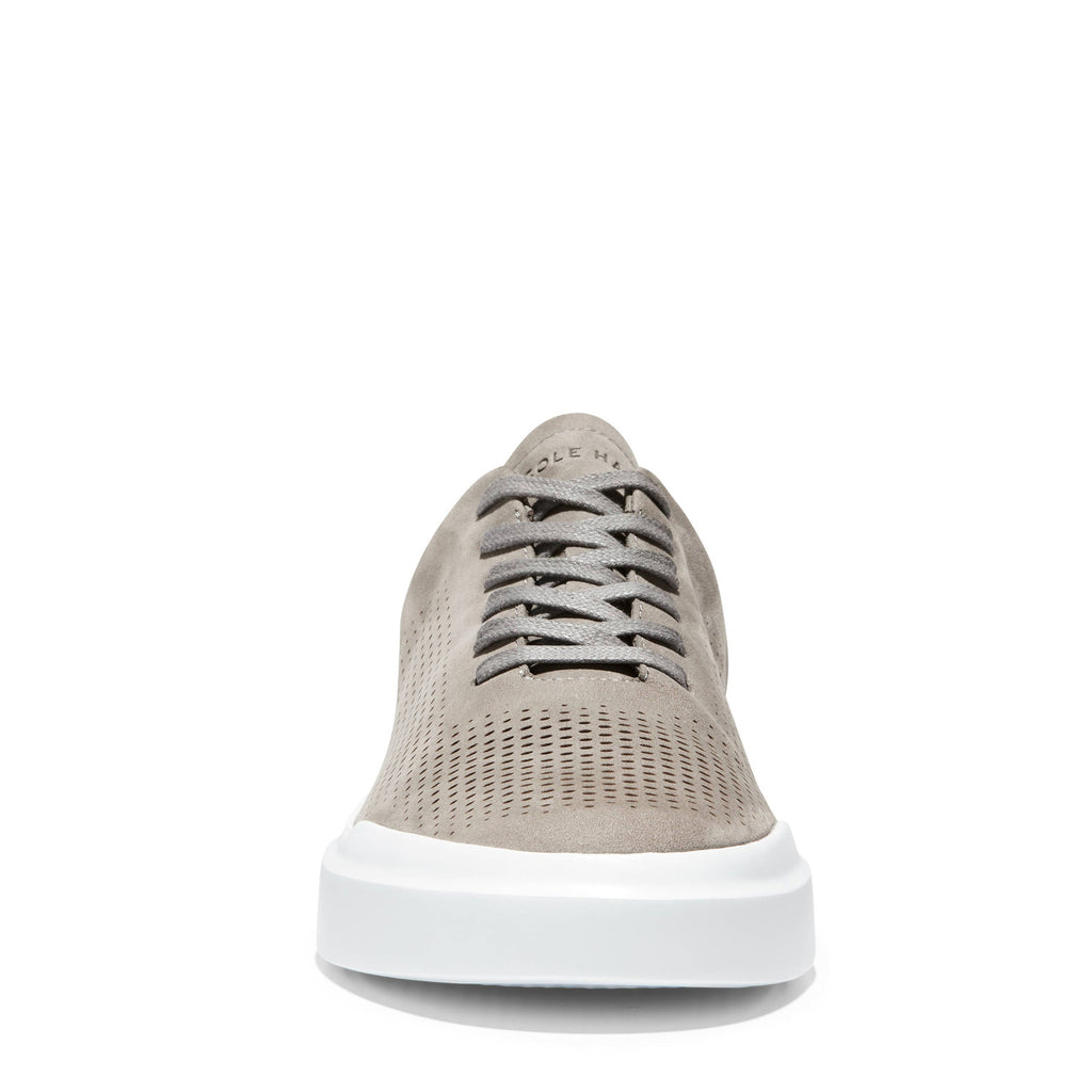 Men's Cole Haan Grandpro Rally Laser Cut Sneaker IRONSTONE/OPTIC WHITE C31220