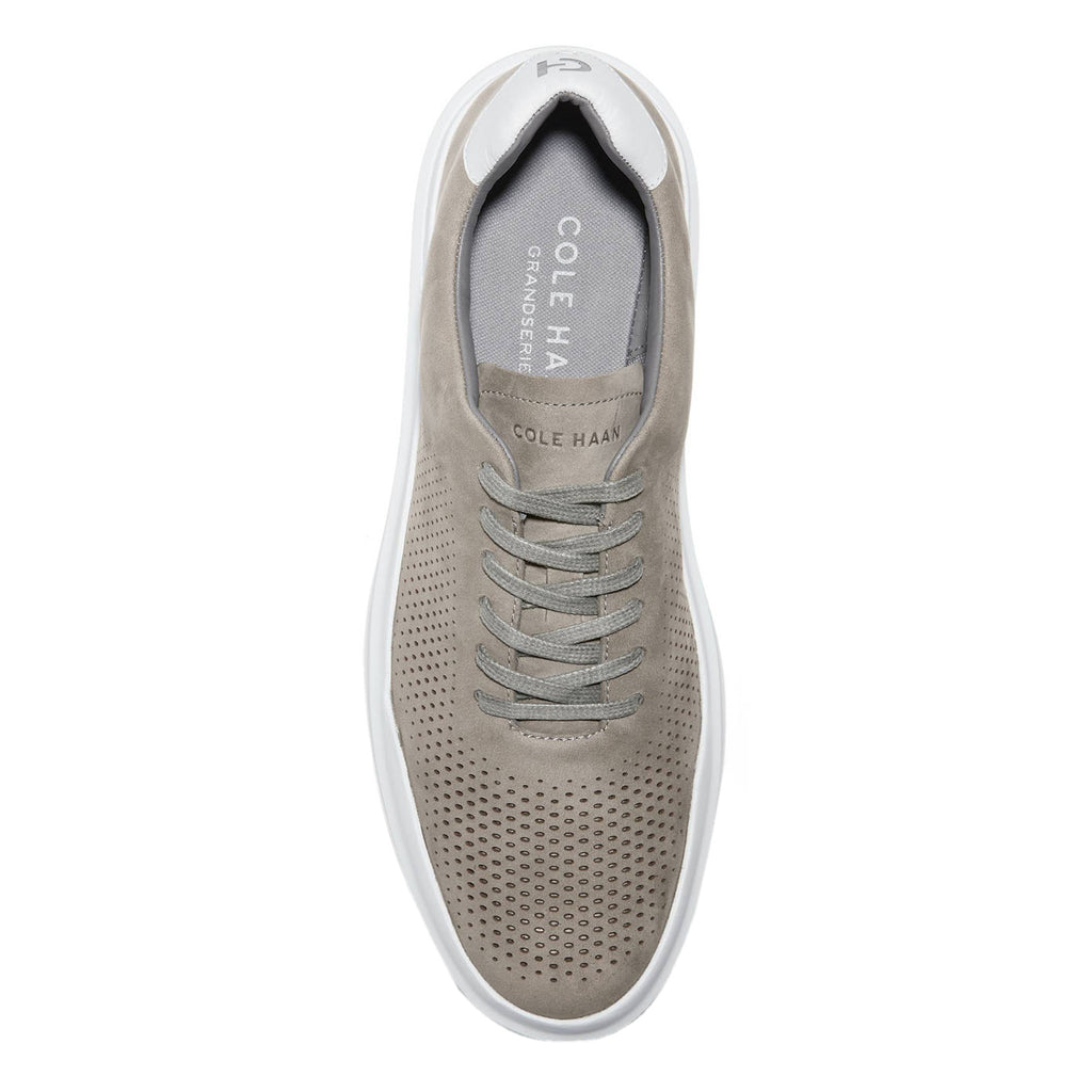 Men's Cole Haan Grandpro Rally Laser Cut Sneaker IRONSTONE/OPTIC WHITE C31220