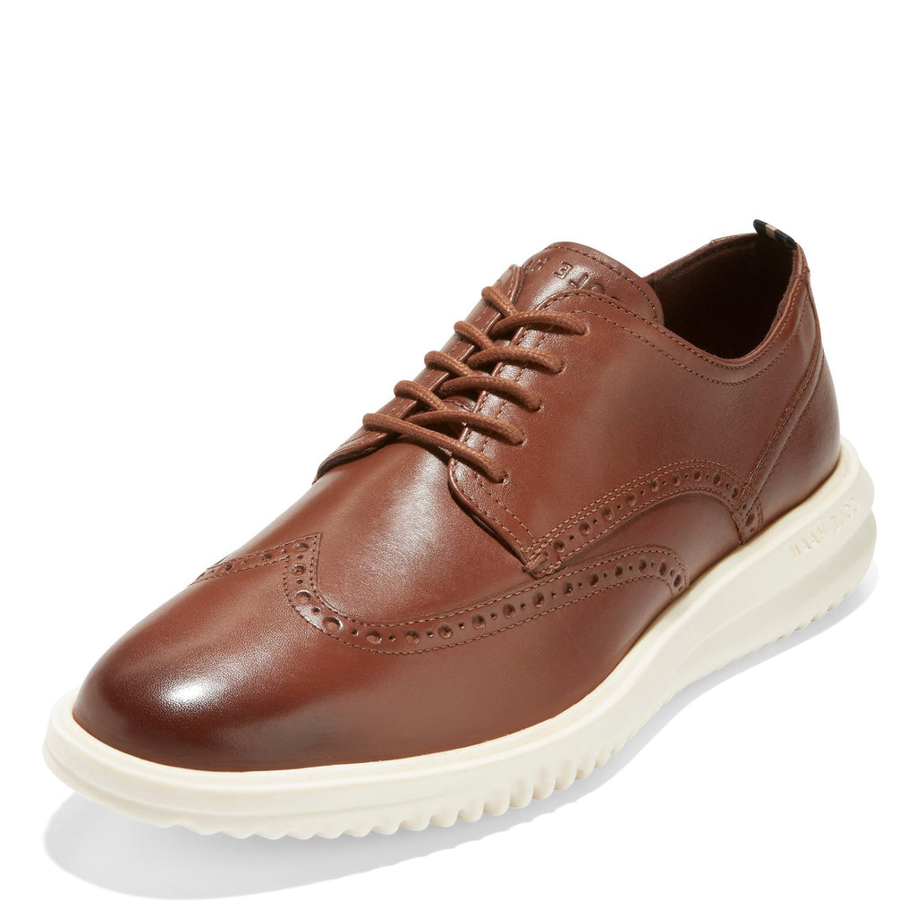 Men's Cole Haan Grand+ Wingtip Oxford BRITISH TAN C36939