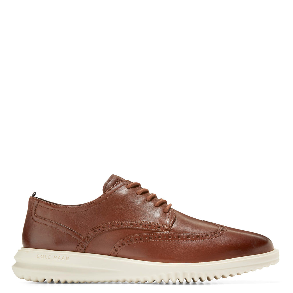 Men's Cole Haan Grand+ Wingtip Oxford BRITISH TAN C36939
