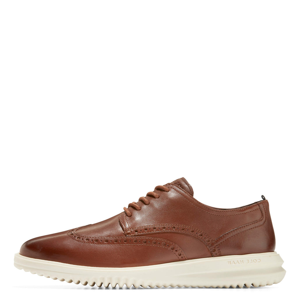 Men's Cole Haan Grand+ Wingtip Oxford BRITISH TAN C36939
