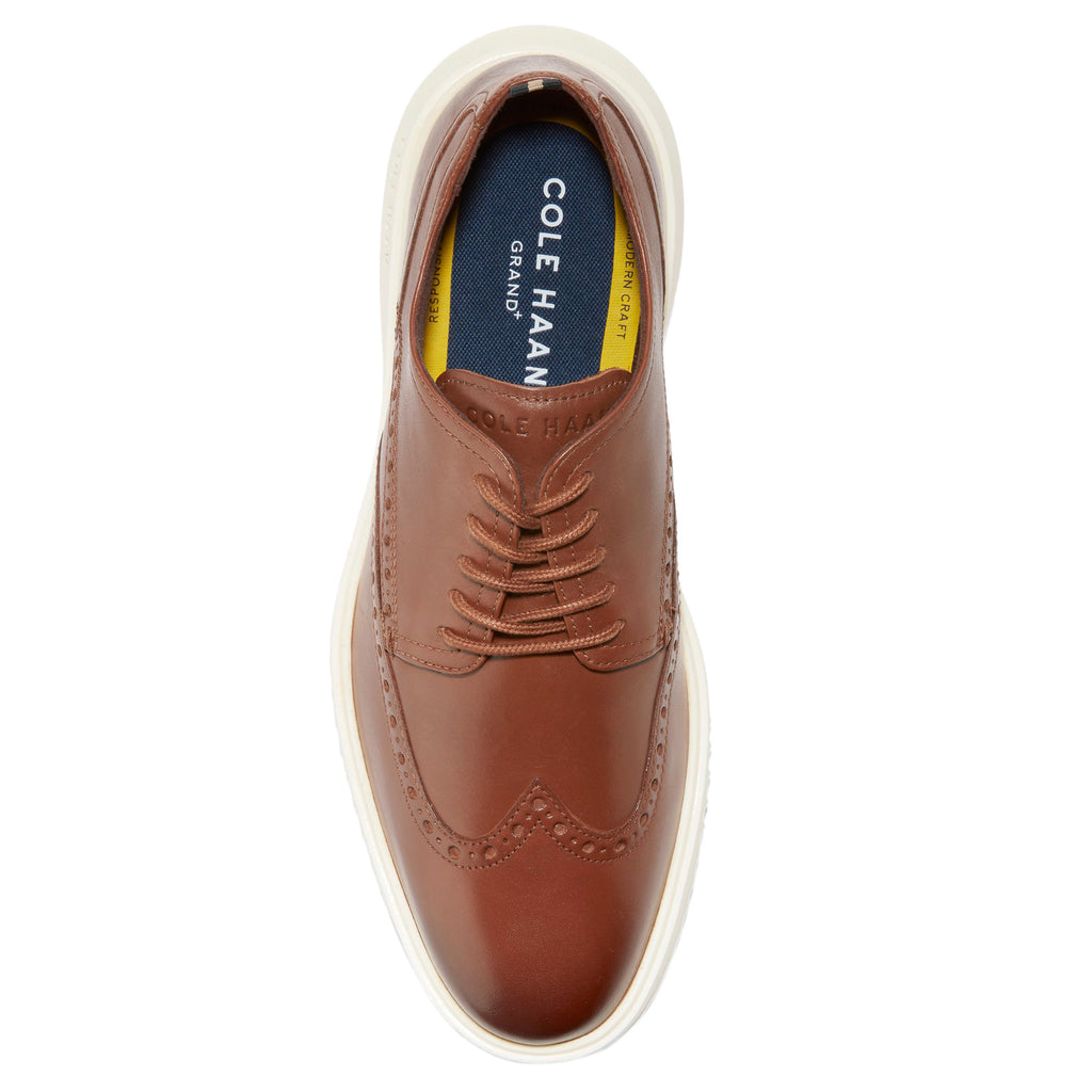 Men's Cole Haan Grand+ Wingtip Oxford BRITISH TAN C36939