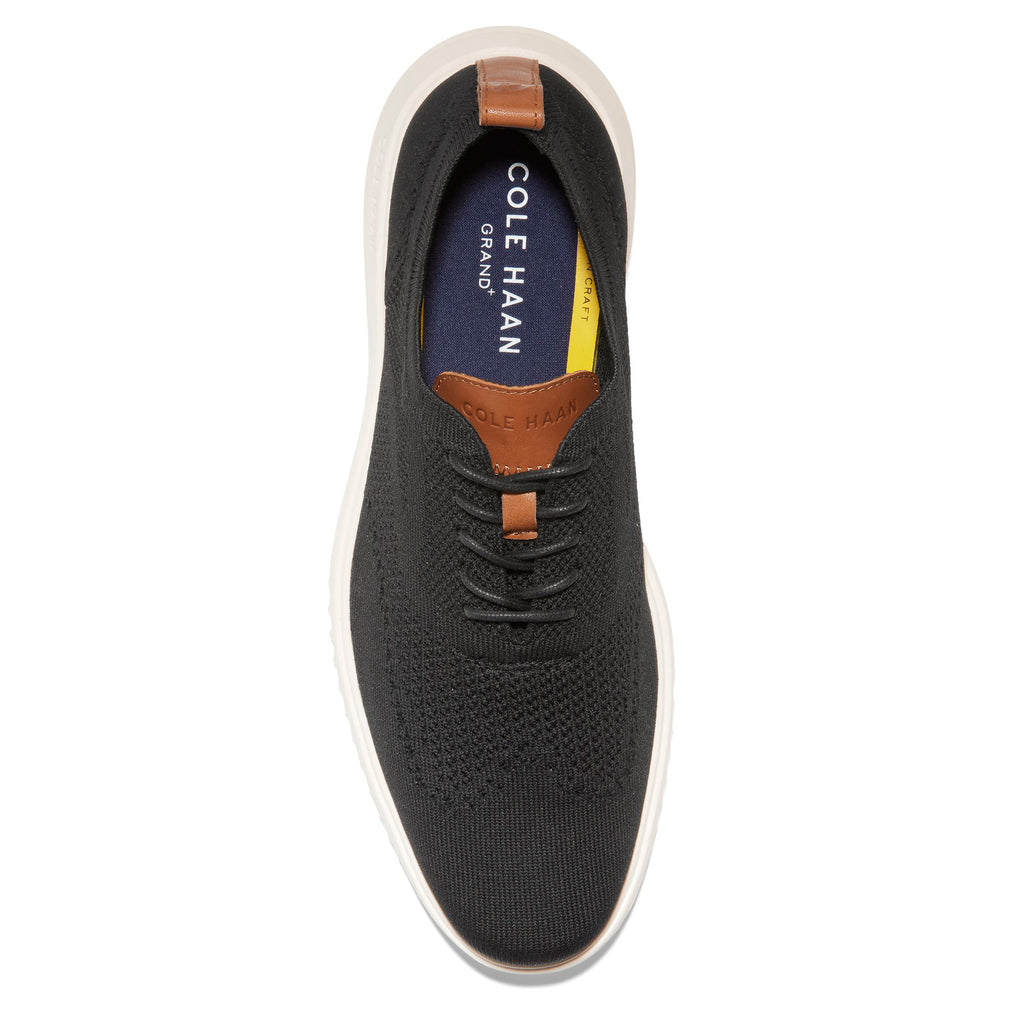 Men's Cole Haan Grand+ Stitchlite Wingtip Oxford BLACK IVORY C37367