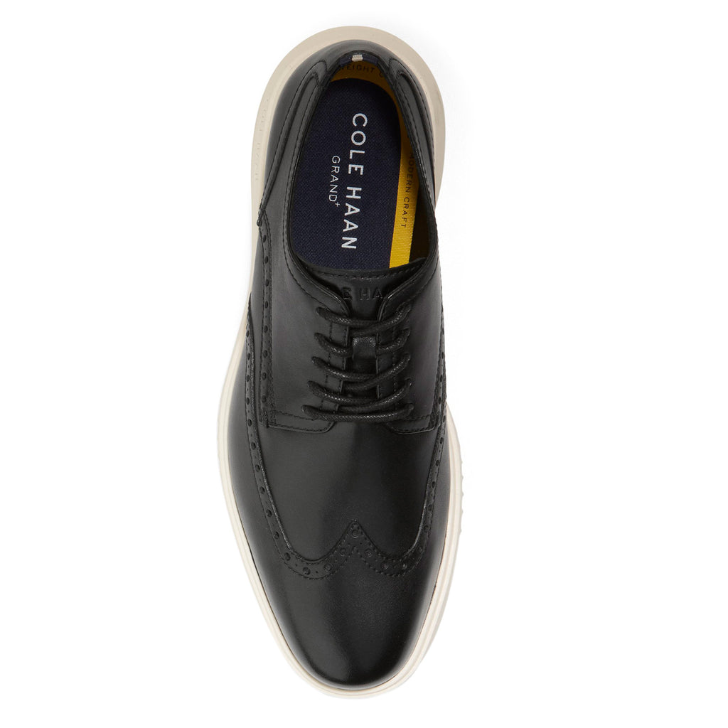 Men's Cole Haan Grand+ Wingtip Oxford BLACK/IVORY C38712