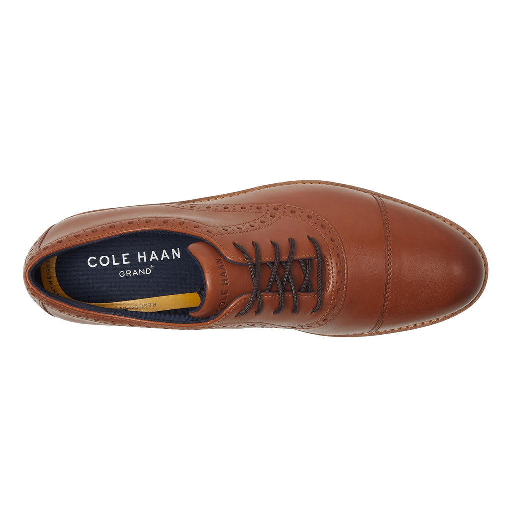 Men's Cole Haan Flexgrand+ Cap Toe Oxford BRITISH TAN C40341