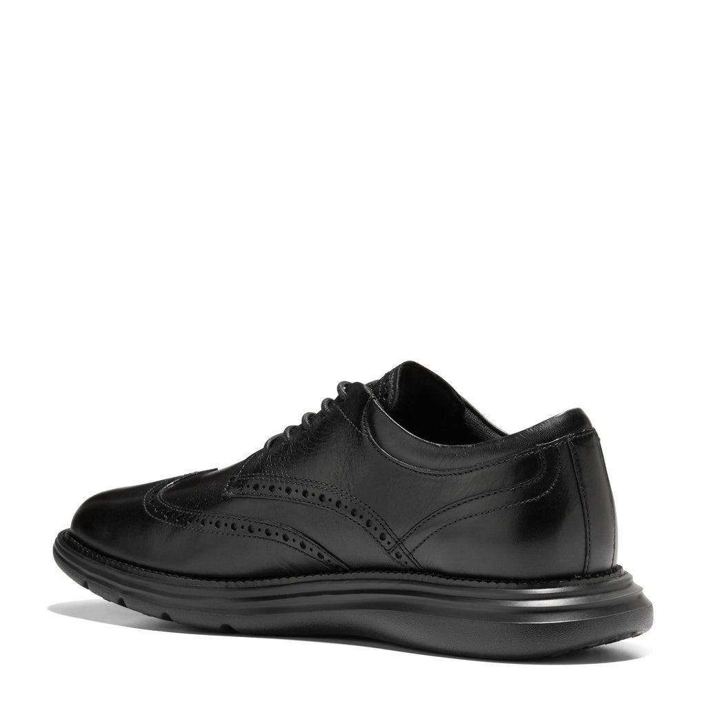Men's Cole Haan Grand+ Ultra Wingtip Oxford SOLID BLACK C42296