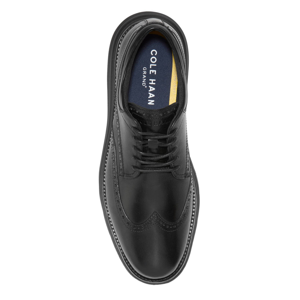 Men's Cole Haan Grand+ Ultra Wingtip Oxford SOLID BLACK C42296