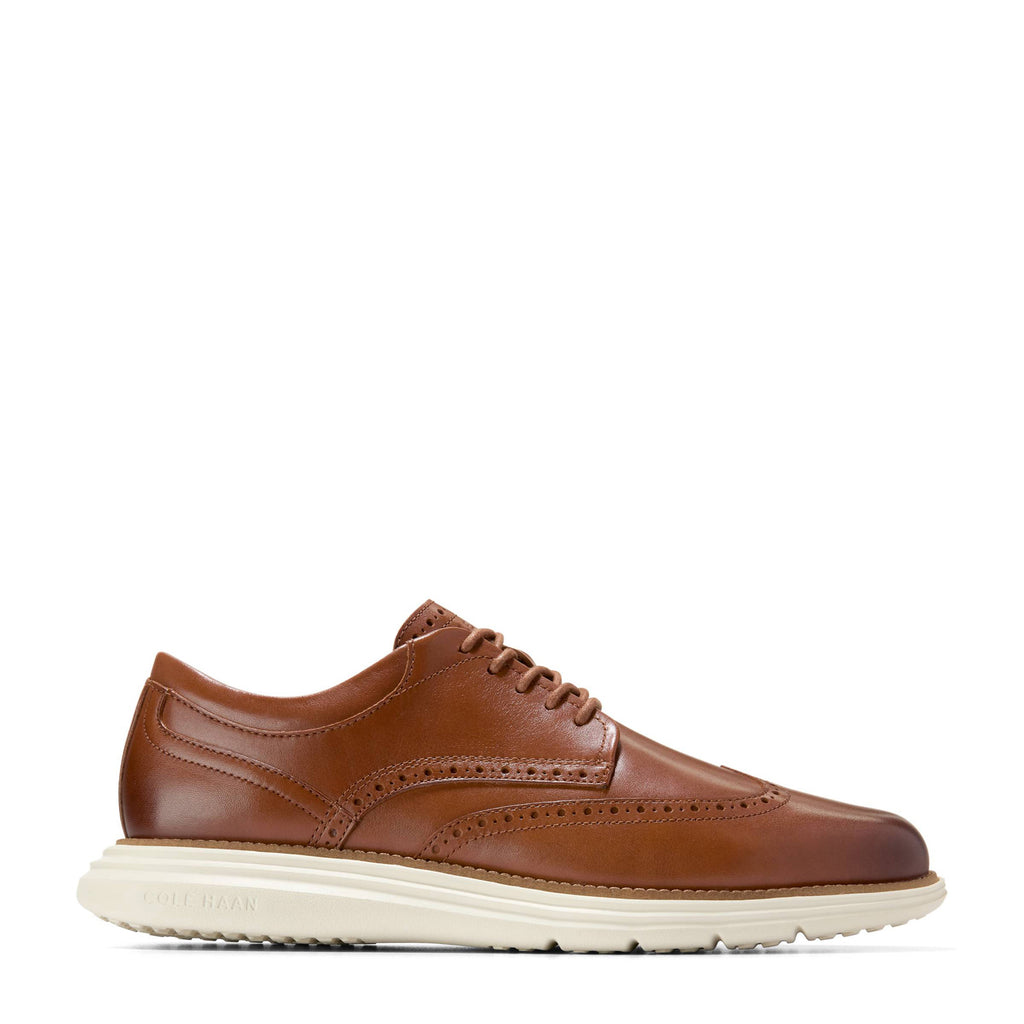 Men's Cole Haan Grand+ Ultra Wingtip Oxford BRITISH TAN C42299