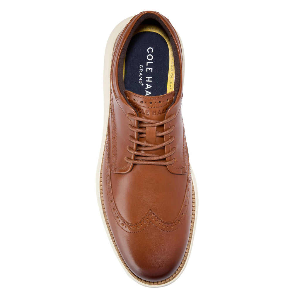 Men's Cole Haan Grand+ Ultra Wingtip Oxford BRITISH TAN C42299