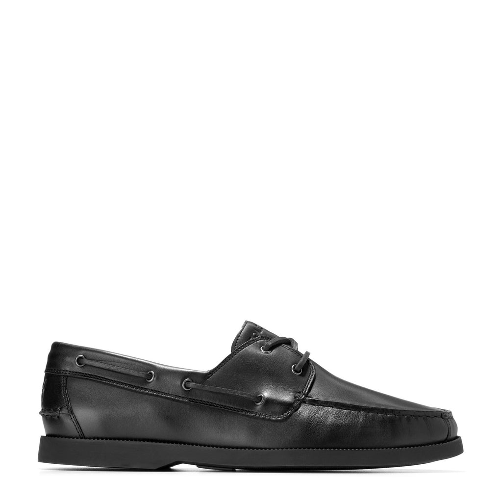 Men's Cole Haan Grand+ Bowside Boat Shoe SOLID BLACK C42303