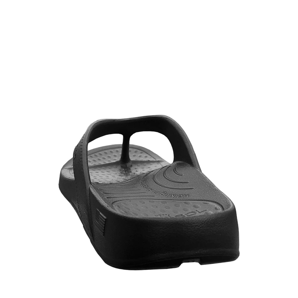 Unisex NuuSol Recovery Flip Flop BLACK CA-17