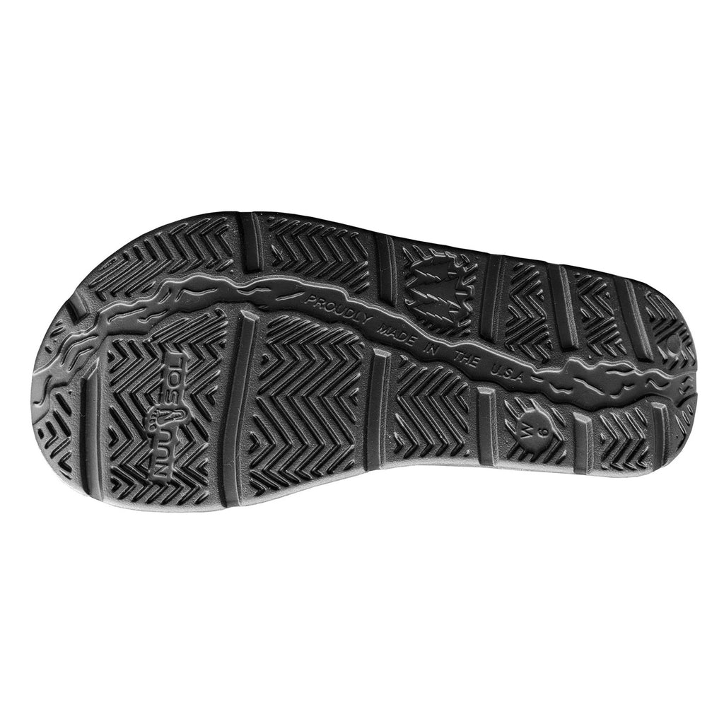 Unisex NuuSol Recovery Flip Flop BLACK CA-17