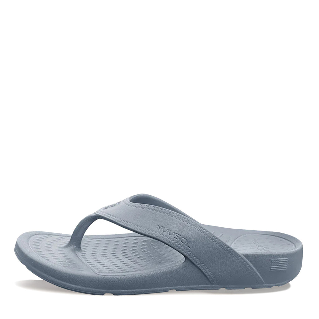 Unisex NuuSol Recovery Flip Flop SLATE GREY CA-30